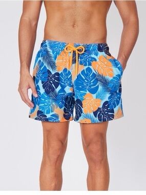 Capelle Men's MID-LENGTH HYBRID SHORT BLUE JUNGLE M
